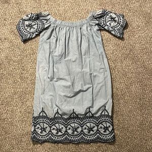 Rebellion Again Off the Shoulder Dress - Women’s Small